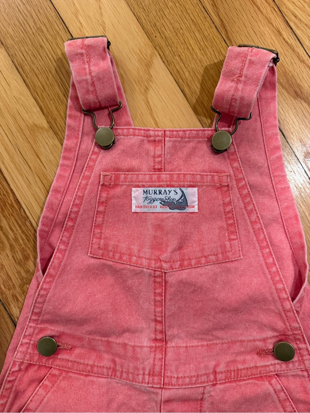 Murray's Toggery Shop Nantucket Red Overalls with Adjustable Straps